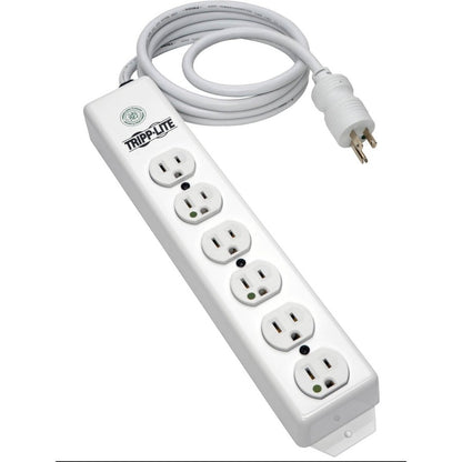 Eaton Tripp Lite Series PS-615-HG Medical-Grade Power Strip with 6 Hospital-Grade Outlets and Antimicrobial Coating