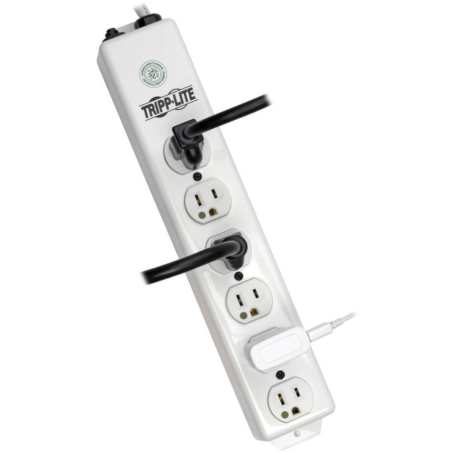 Eaton Tripp Lite Series PS-615-HG Medical-Grade Power Strip with 6 Hospital-Grade Outlets and Antimicrobial Coating