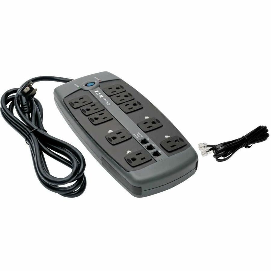 Eaton Tripp Lite Protect It! 10-Outlet Surge Protector with 8 ft. Cord and Tel/DSL Protection