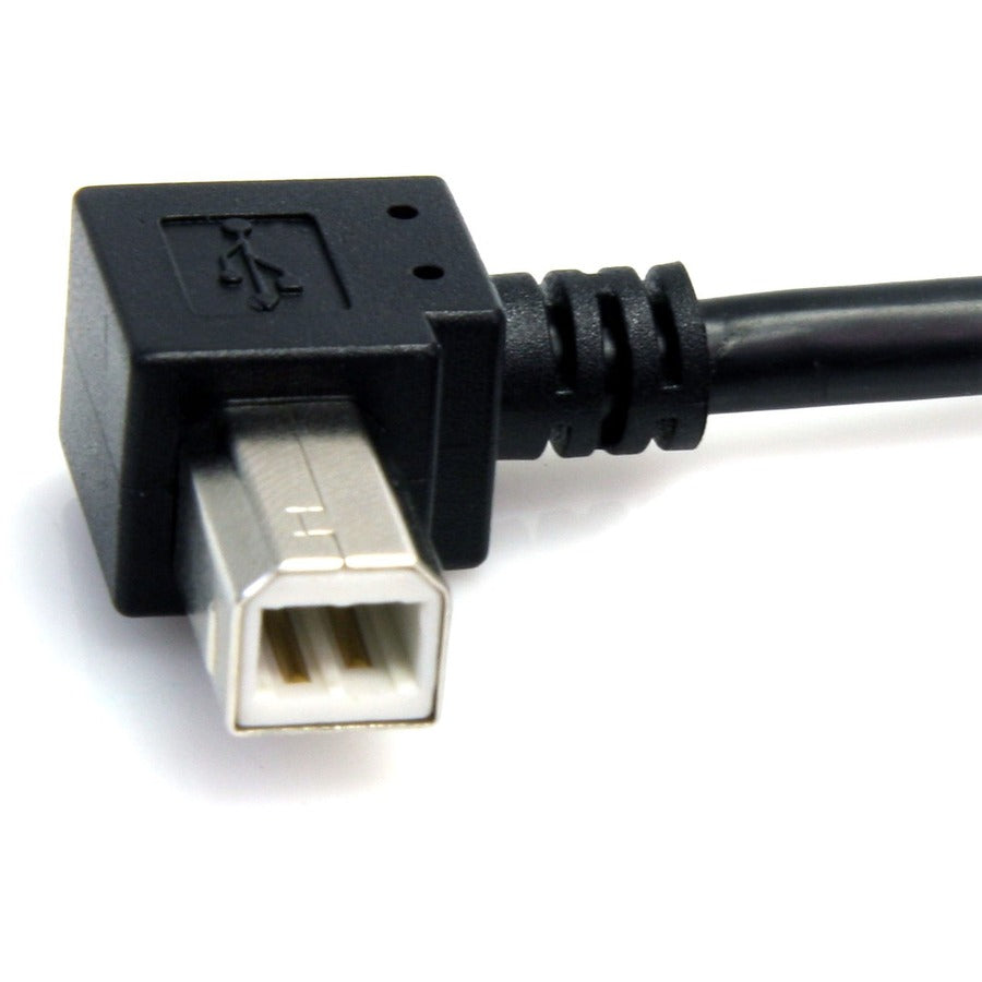 StarTech.com 3 ft USB 2.0 A to B Right Angle Data Transfer Cable - M/M