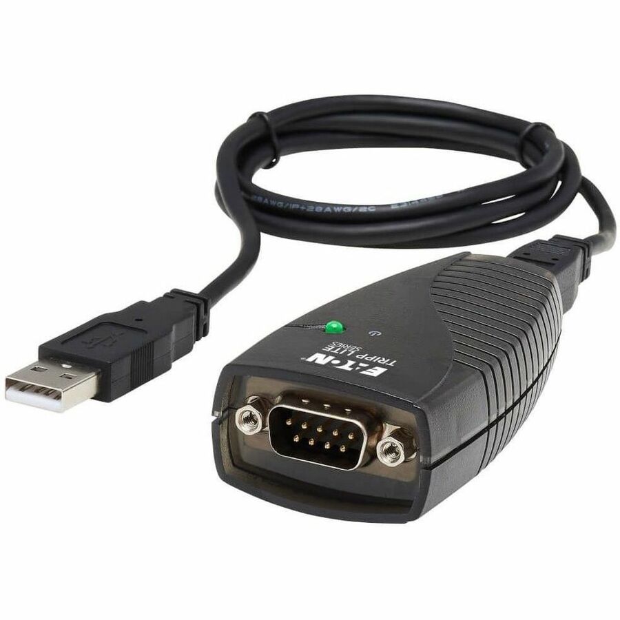Eaton Tripp Lite Series Keyspan High Speed USB Serial Adapter - USB-A Male to DB9 RS-232 Serial, 3 ft.