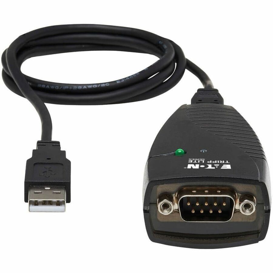 Eaton Tripp Lite Series Keyspan High Speed USB Serial Adapter - USB-A Male to DB9 RS-232 Serial, 3 ft.