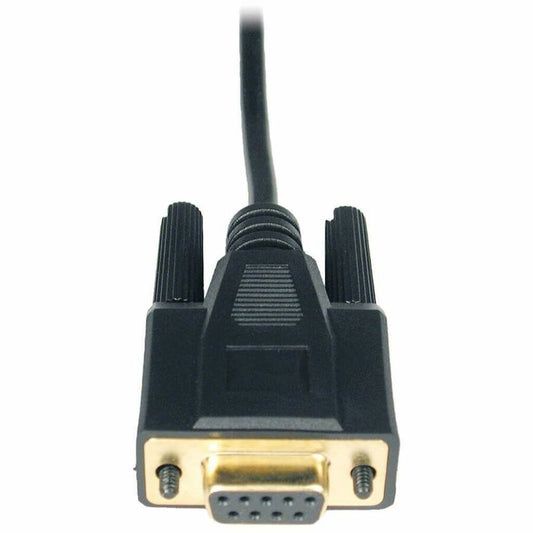 Eaton Tripp Lite Series Null Modem Serial Cable (DB9 F/F), 10 ft