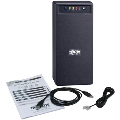 Eaton Tripp Lite Series OmniVS 120V 1000VA 500W Line-Interactive UPS Tower with USB and Phone Protection