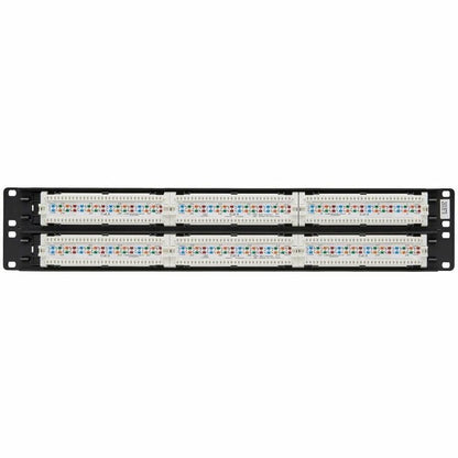 Eaton Tripp Lite Series 48-Port Cat6 Patch Panel - 2U Rack-Mountable Ethernet Network Panel