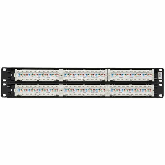 Eaton Tripp Lite Series 48-Port Cat6 Patch Panel - 2U Rack-Mountable Ethernet Network Panel