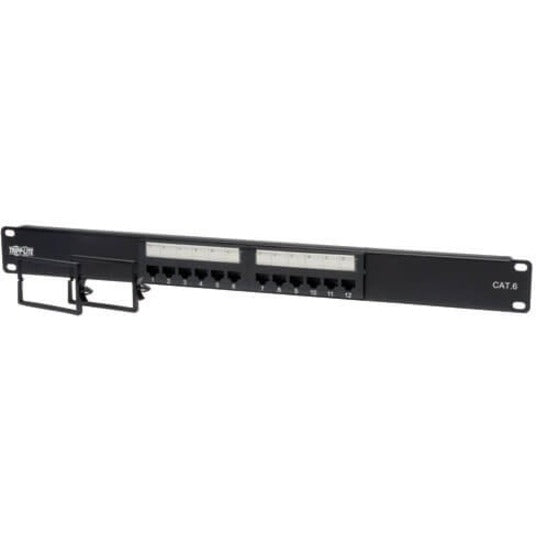 Eaton Tripp Lite Series 12-Port 1U Rack-Mount Cat6 Patch Panel N252-012