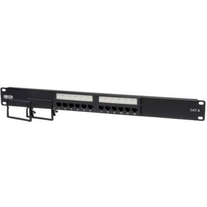 Eaton Tripp Lite Series 12-Port 1U Rack-Mount Cat6 Patch Panel N252-012