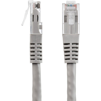 StarTech.com 2ft Gray Cat6 Ethernet Patch Cable - Gigabit Support with PoE, UL Certified, 650MHz, Snagless Molded RJ45 Connectors