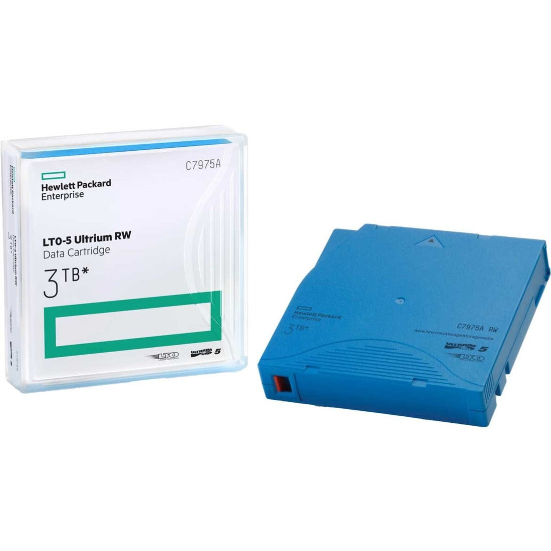Hewlett Packard Enterprise LTO-5 Ultrium 3TB Rewritable Data Cartridge (Part C7975A)