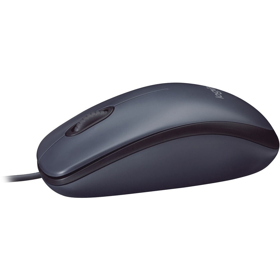 Logitech B100 Optical USB Mouse – Ambidextrous Design with 800 DPI Precision and Darkfield Laser Tracking