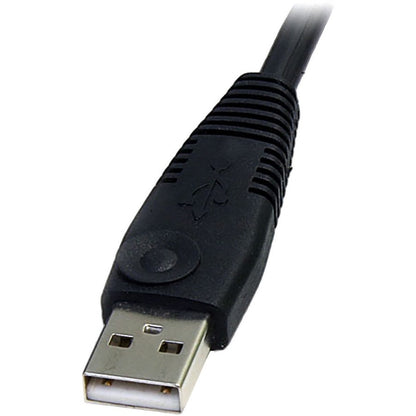 StarTech.com 6 ft 4-in-1 USB DisplayPort KVM Switch Cable with Audio & Microphone