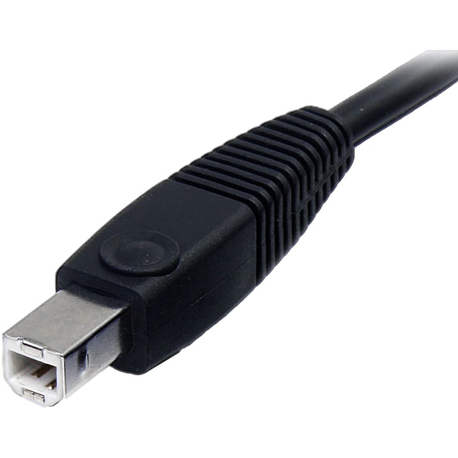 StarTech.com 6 ft 4-in-1 USB DisplayPort KVM Switch Cable with Audio & Microphone