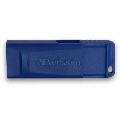 Verbatim 16GB USB Flash Drive - Blue with Retractable Connector and 5-Year Warranty