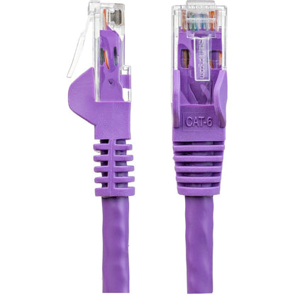 StarTech.com 3 ft Purple Cat6 Ethernet Patch Cable with Snagless RJ-45 Connectors