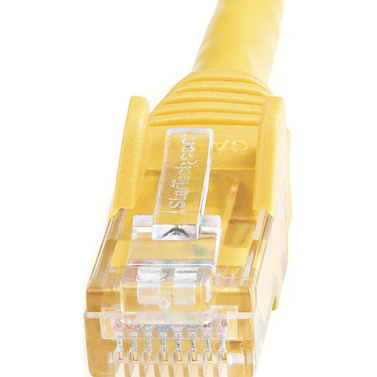 StarTech.com 7ft Yellow Snagless Cat6 Ethernet Patch Cable - Gigabit Data Transfer, PoE Support, UL Certified