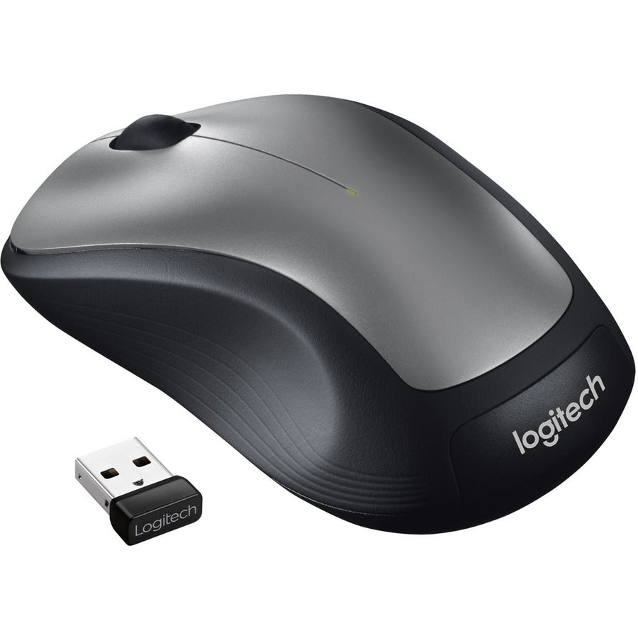 Logitech M310 Wireless Mouse with 2.4 GHz Connectivity and 1000 DPI - Ambidextrous Silver