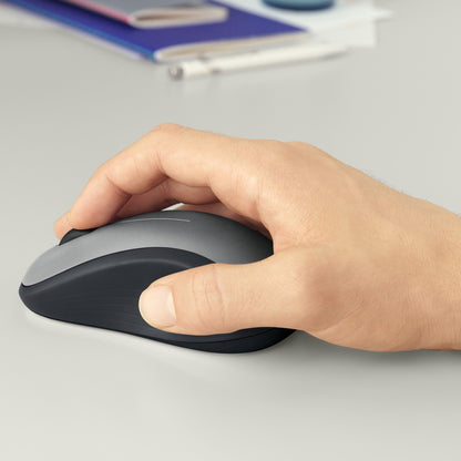 Logitech M310 Wireless Mouse with 2.4 GHz Connectivity and 1000 DPI - Ambidextrous Silver