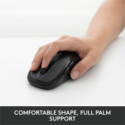 Logitech M510 Wireless Optical Mouse with 2.4 GHz USB Unifying Receiver, 7 Buttons, 1000 DPI - Black