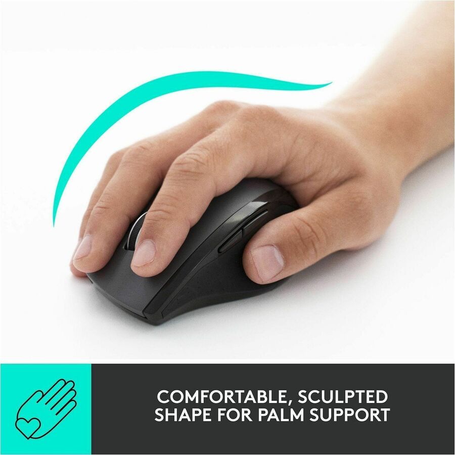 Logitech M705 Marathon Wireless Laser Mouse with 2.4 GHz USB Unifying Receiver and 1000 DPI