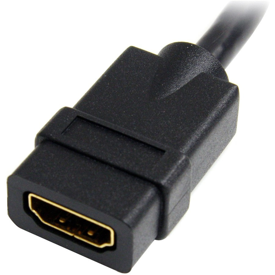 StarTech.com 6in HDMI Port Saver Extension Cable - 4K UHD Support, M/F, HDMI 1.4