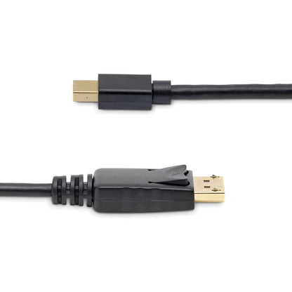 StarTech.com 10 ft Mini DisplayPort to DisplayPort 1.2 Cable – 4K Resolution, Gold-Plated Connectors