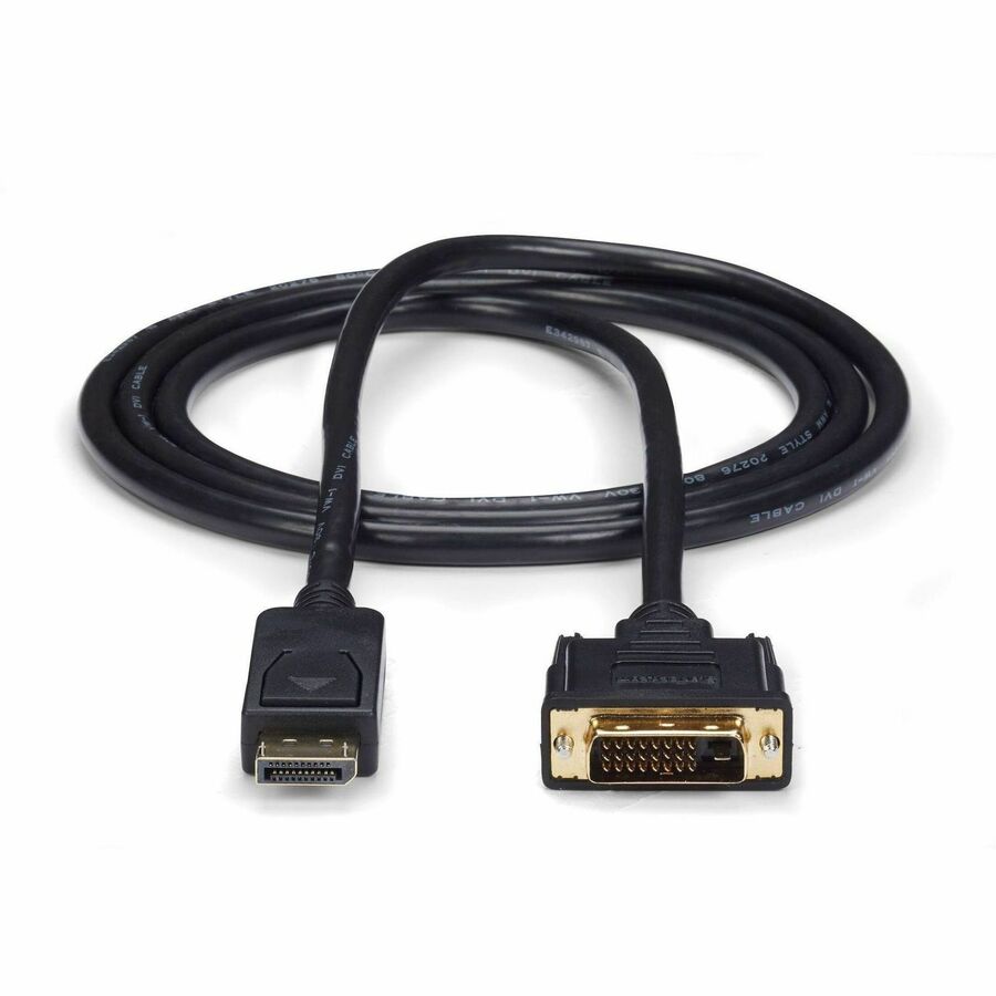 StarTech.com 6 ft DisplayPort to DVI Cable - Connect DVI Displays to DisplayPort Video Sources