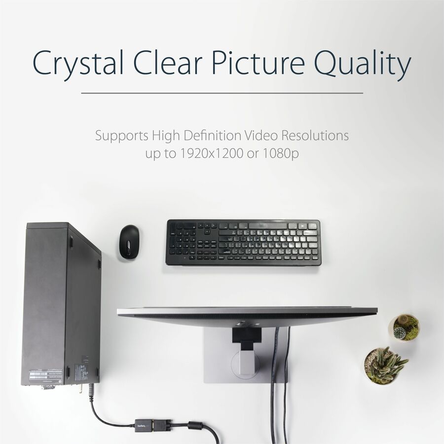 StarTech.com DisplayPort to VGA Adapter - Active 1080p Conversion for Legacy Monitors