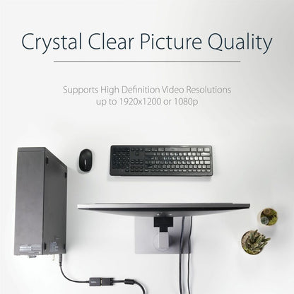 StarTech.com DisplayPort to VGA Adapter - Active 1080p Conversion for Legacy Monitors