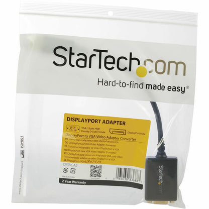 StarTech.com DisplayPort to VGA Adapter - Active 1080p Conversion for Legacy Monitors