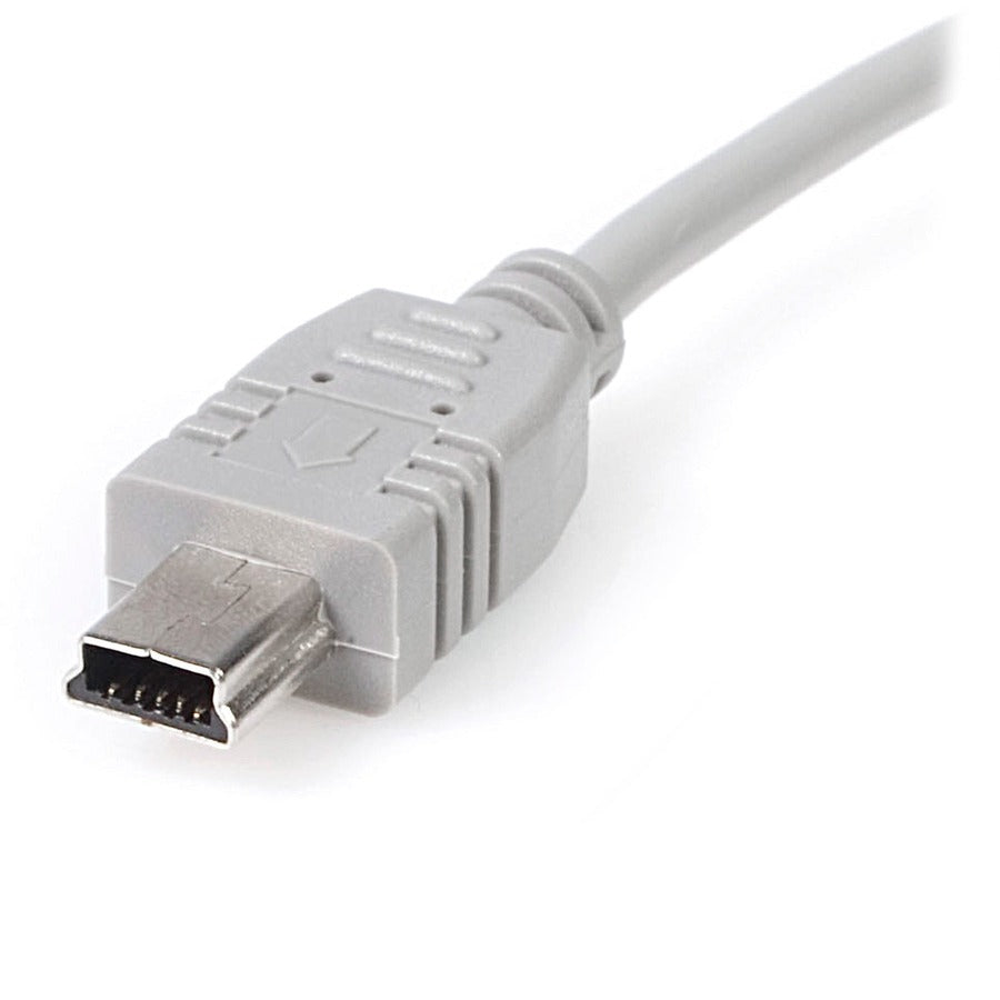 StarTech.com 6-inch Mini USB 2.0 Cable - A to Mini B for Data Transfer and Charging