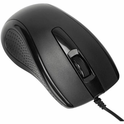 Targus 3-Button USB Full-Size Optical Mouse - Ergonomic Ambidextrous Design with 1000 DPI