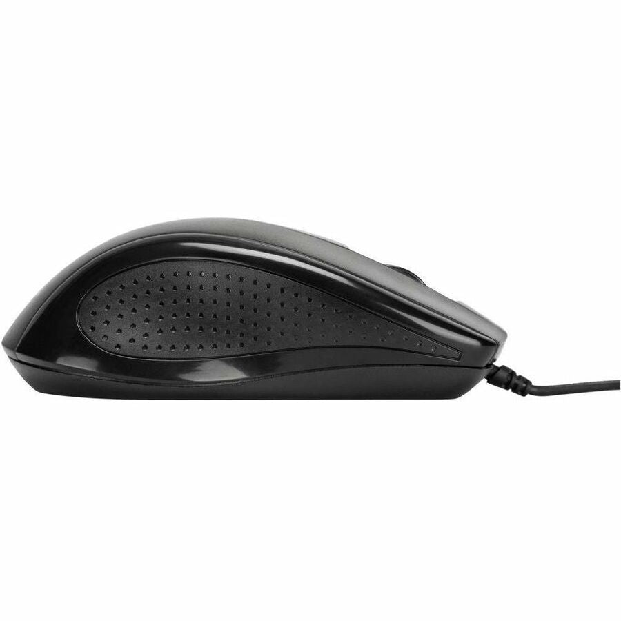 Targus 3-Button USB Full-Size Optical Mouse - Ergonomic Ambidextrous Design with 1000 DPI