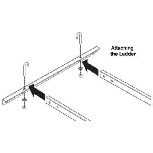 Eaton Tripp Lite SRLADDERATTACH Mounting Bracket for Cable Ladder Connection