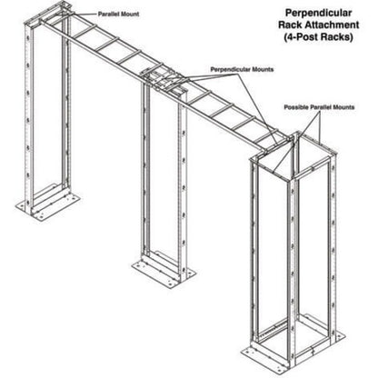 Eaton Tripp Lite SRLADDERATTACH Mounting Bracket for Cable Ladder Connection