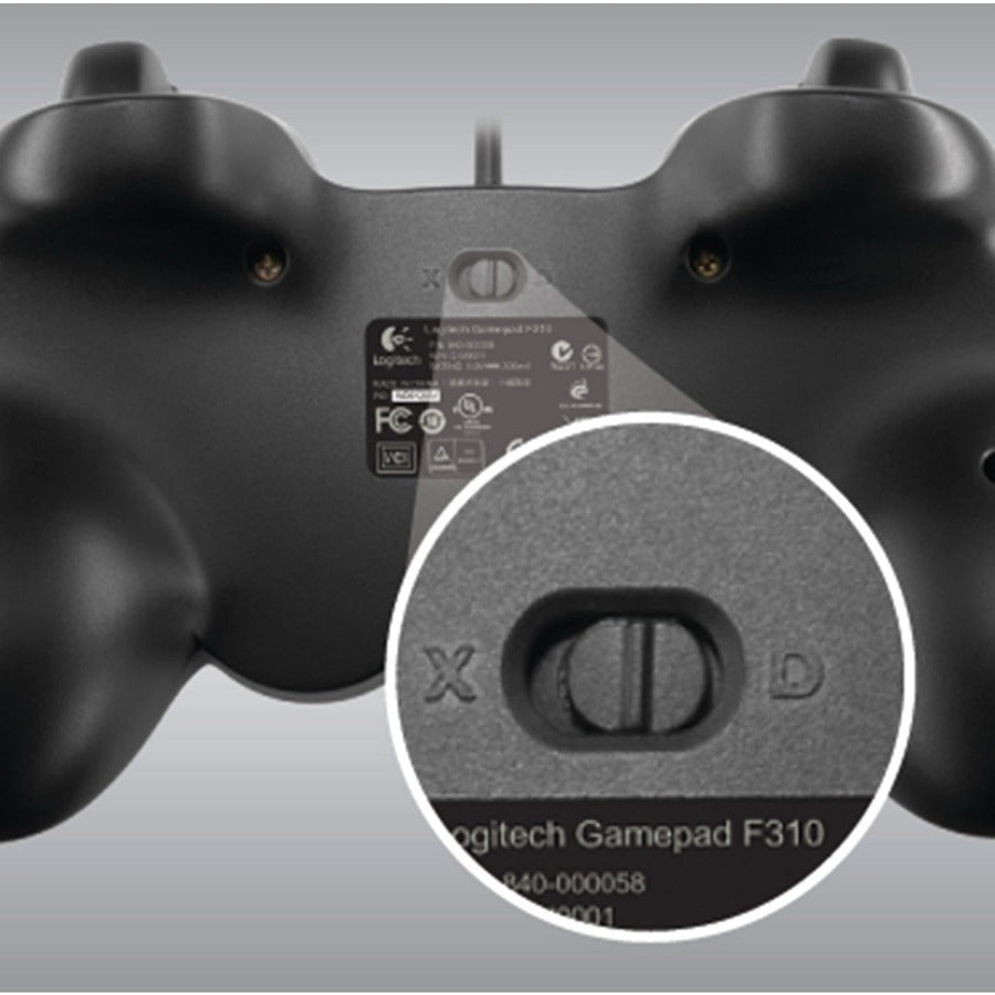 Logitech F310 Gaming Pad – Versatile USB Controller with Customizable Buttons and Broad Game Support