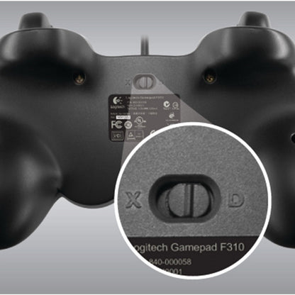 Logitech F310 Gaming Pad – Versatile USB Controller with Customizable Buttons and Broad Game Support
