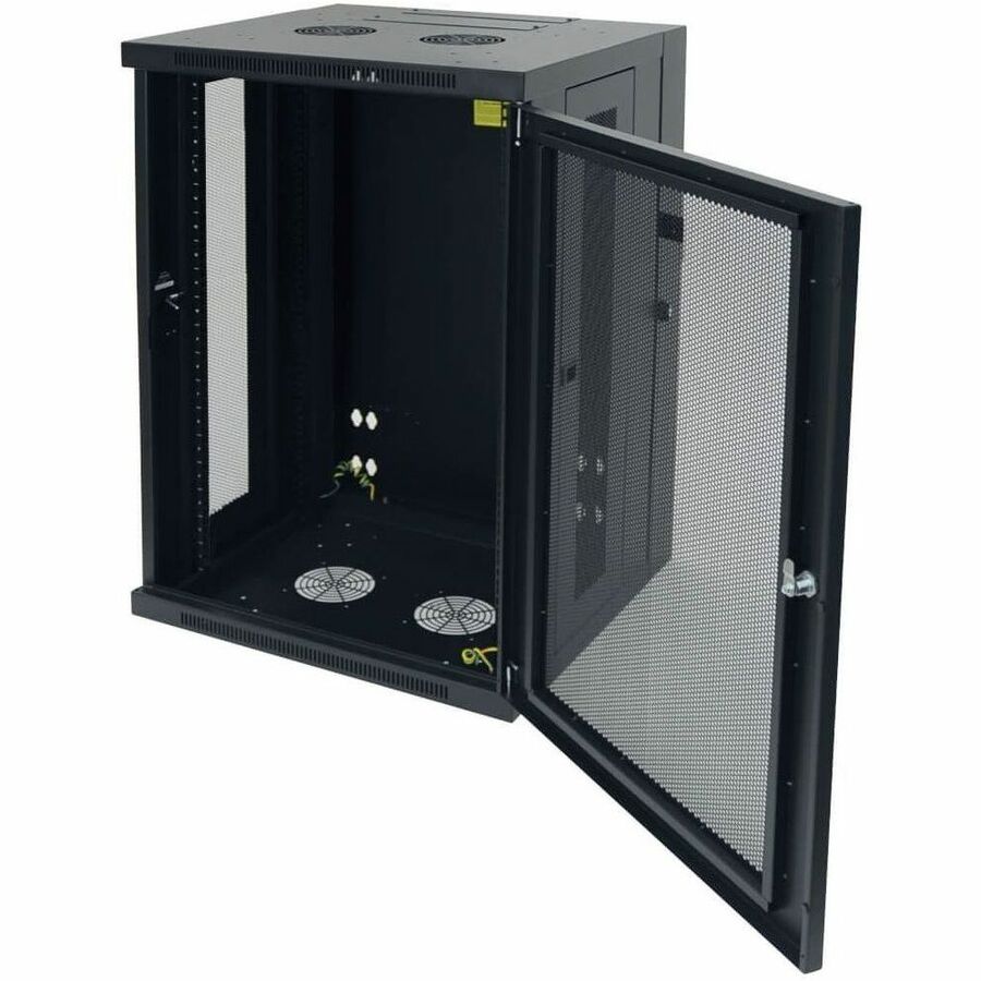 Eaton Tripp Lite Series SmartRack 18U Wall-Mount Server Cabinet with Hinged Back and Ventilation
