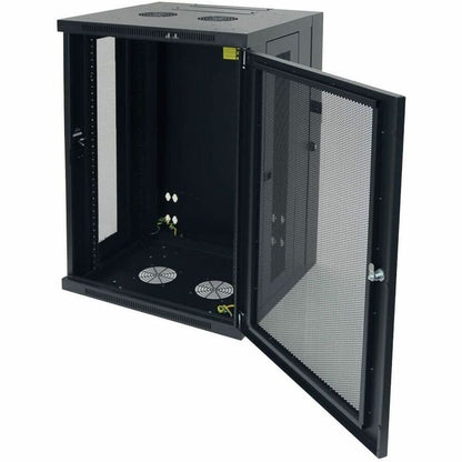 Eaton Tripp Lite Series SmartRack 18U Wall-Mount Server Cabinet with Hinged Back and Ventilation