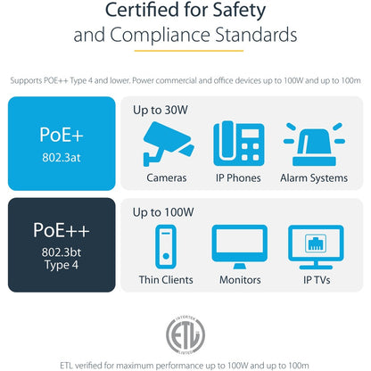StarTech.com 35 ft Cat6 Ethernet Patch Cable - Black Snagless Gigabit Network Cord with 24 AWG Copper and Gold Connectors