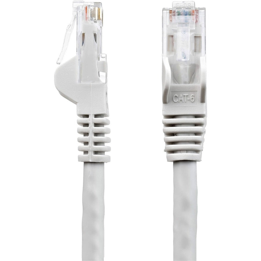 StarTech.com 35 ft Gray Snagless Category 6 Ethernet Patch Cable with PoE Support
