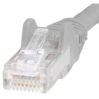 StarTech.com 35 ft Gray Snagless Category 6 Ethernet Patch Cable with PoE Support