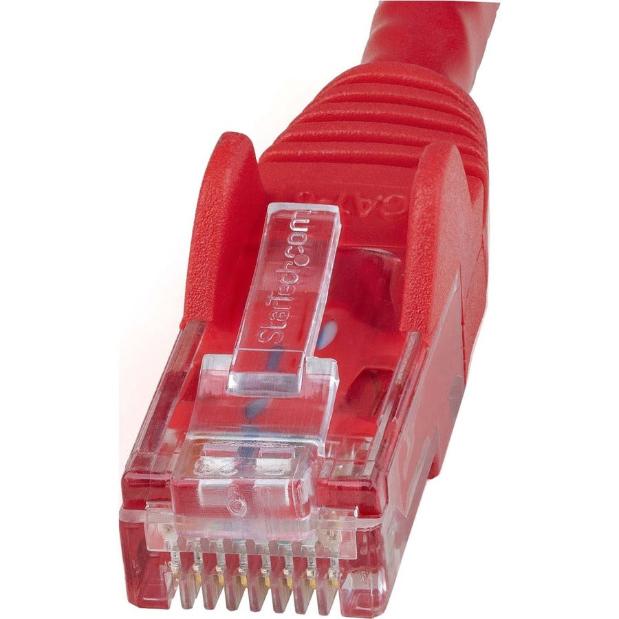 StarTech.com 35 ft Red Snagless Cat6 Ethernet Patch Cable with 10 Gbit/s Data Rate