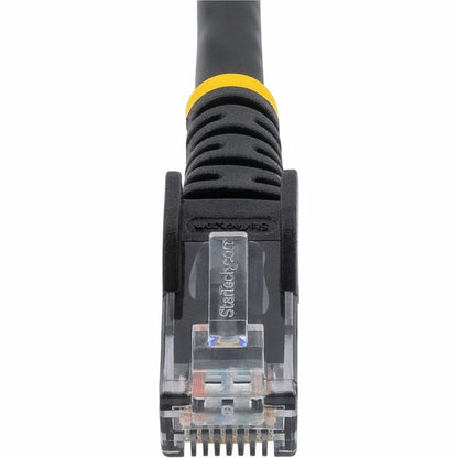StarTech.com 50 ft Cat6 Ethernet Patch Cable - Black Snagless Gigabit Network Cord with 10 Gbps Support and PoE Compatibility
