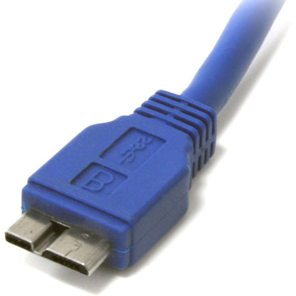 StarTech.com 3 ft SuperSpeed USB 3.0 A to Micro B Cable - High-Speed Data Transfer for External Hard Drives
