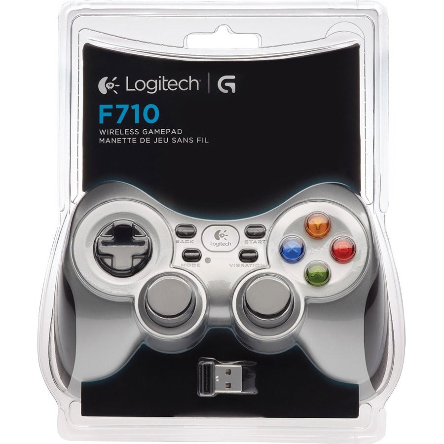 Logitech G F710 Wireless Gaming Controller with Dual Vibration Feedback and Extensive Compatibility