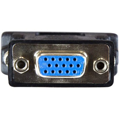 StarTech.com DVI to VGA Cable Adapter - Black - M/F (Part Number: DVIVGAMFBK)