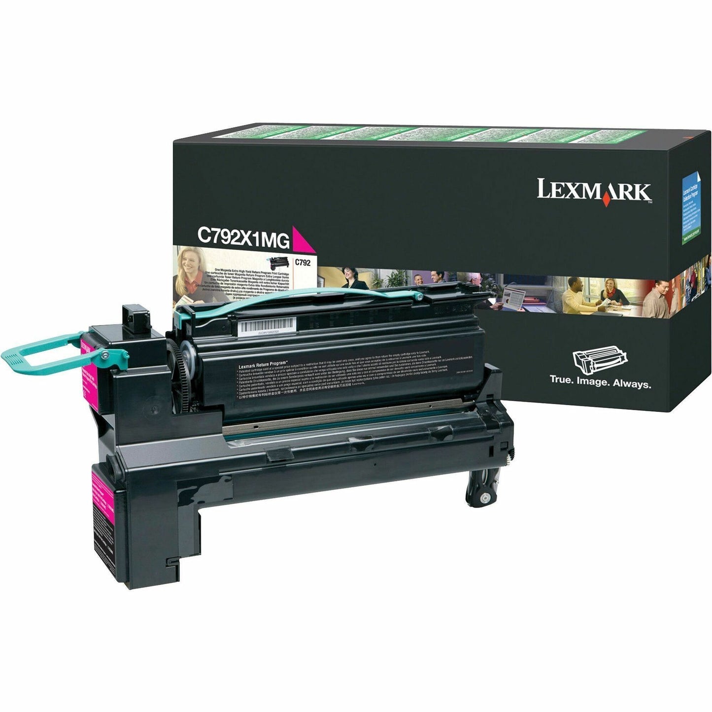 Lexmark C792X1MG Original Magenta Toner Cartridge - High Yield, Return Program, Lexmark Compatibility