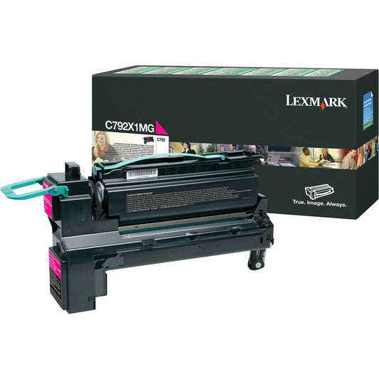 Lexmark C792X1MG Original Magenta Toner Cartridge - High Yield, Return Program, Lexmark Compatibility
