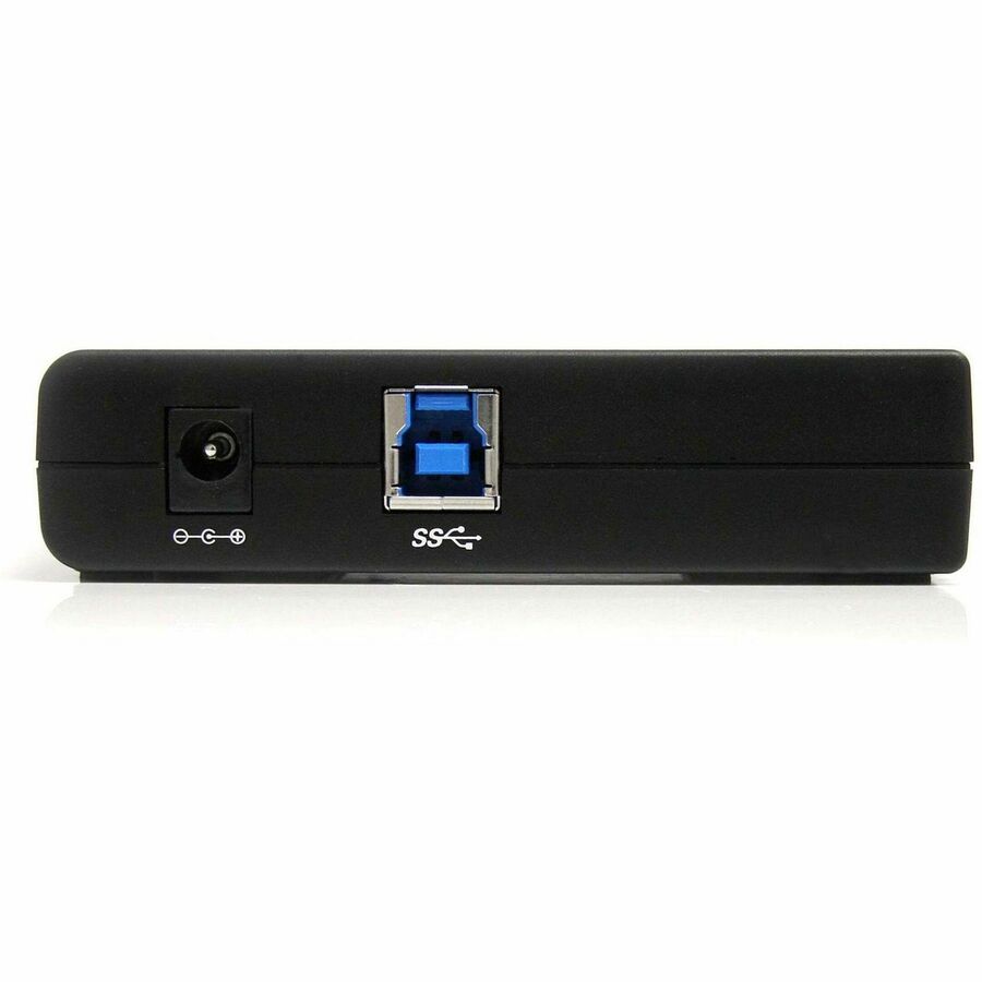 StarTech.com ST4300USB3 4-Port SuperSpeed USB 3.0 Hub – Black, Desktop